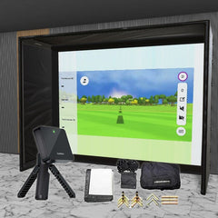 Garmin Approach R10 SIG DIY Golf Simulator Studio Package Golf Simulator Garmin 12'2" x 9'4" x 5' (R10) 