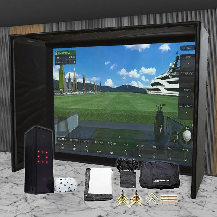 Square Golf SIG DIY Golf Simulator Studio Package Golf Simulator Square Golf 12'2" x 9'4" x 5' (SG) 