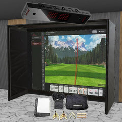 Uneekor EYE XO SIG DIY Golf Simulator Studio Package Golf Simulator Uneekor 12'2" x 9'4" x 5' (XO) 