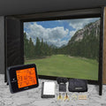 Swing Caddie SC300i SIG DIY Golf Simulator Studio Package Golf Simulator Voice Caddie 13'7" x 10'4" x 5' (SC3) 