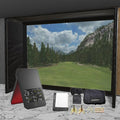 Swing Caddie SC4 SIG DIY Golf Simulator Studio Package Golf Simulator Voice Caddie 13'7" x 10'4" x 5' (SC4) 