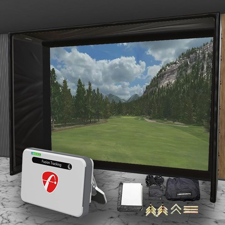 Flightscope Mevo + SIG DIY Golf Simulator Studio Package Golf Simulator Flightscope 13'7" x 10'4" x 5' (MV) 