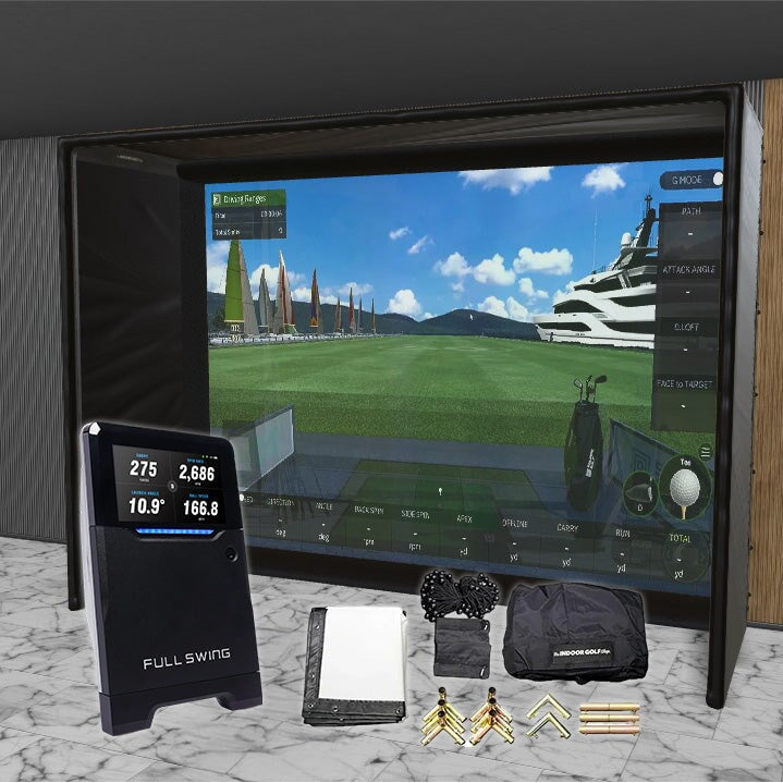 Full Swing Kit SIG DIY Golf Simulator Studio Package Golf Simulator Full Swing 13'7" x 10'4" x 5' (FSK) 