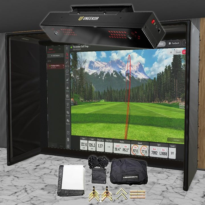 Ueekor EYE XR SIG DIY Golf Simulator Studio Package Golf Simulator Uneekor 13'7" x 10'4" x 5' (UXR) 