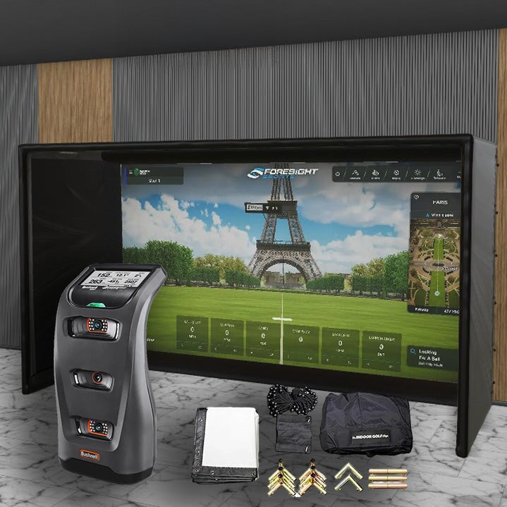 Bushnell Launch Pro SIG DIY Golf Simulator Studio Package Golf Simulator Bushnell Golf 13'7" x 7'11" x 5' (BLP) 
