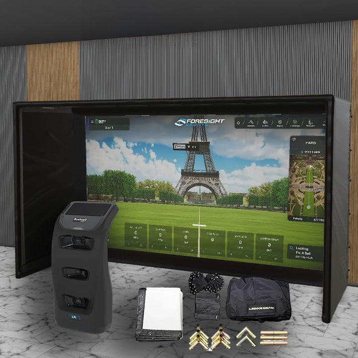 Bushnell Launch Pro i SIG DIY Golf Simulator Studio Package Golf Simulator Bushnell Golf 13'7" x 7'11" x 5' (BLPi) 