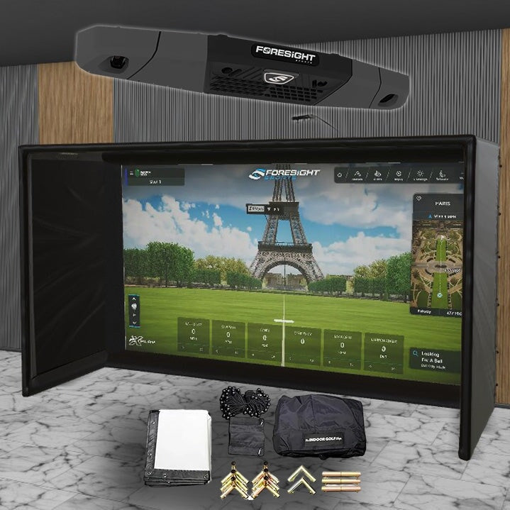 Foresight Falcon SIG DIY Golf Simulator Studio Package Golf Simulator Foresight Sports 13'7" x 7'11" x 5' (FN) 