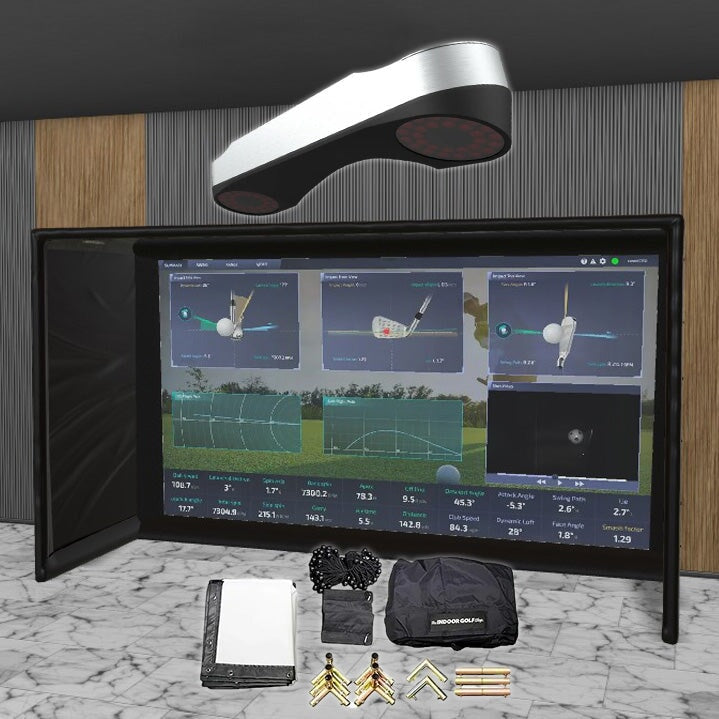 ProTee VX SIG DIY Golf Simulator Studio Package Golf Simulator Protee United 13'7" x 7'11" x 5' (PT) 