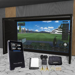 Full Swing Kit SIG DIY Golf Simulator Studio Package Golf Simulator Full Swing 13'7" x 7'11" x 5' (FSK) 
