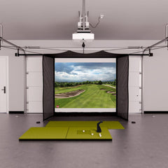 TruGolf Launch Box Garage Golf Simulator Package Golf Simulator Bushnell Golf 