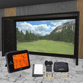 Swing Caddie SC300i SIG DIY Golf Simulator Studio Package Golf Simulator Voice Caddie 14'2 x 8'4" x 5' (SC3) 