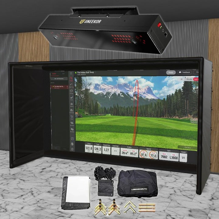 Ueekor EYE XR SIG DIY Golf Simulator Studio Package Golf Simulator Uneekor 14'2 x 8'4" x 5' (UXR) 
