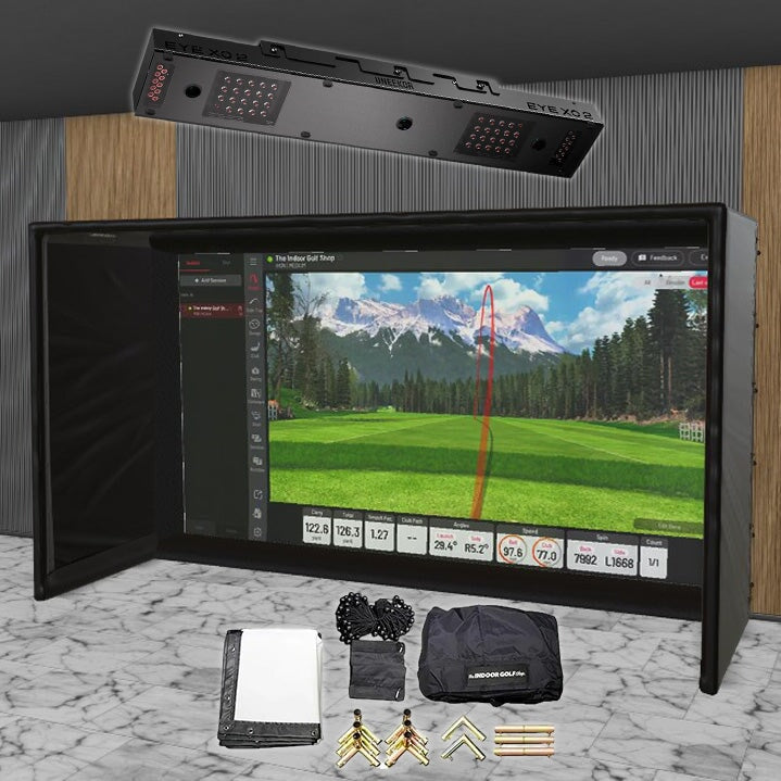 Ueekor EYE XO2 SIG DIY Golf Simulator Studio Package Golf Simulator Uneekor 14'2 x 8'4" x 5' (XO2) 