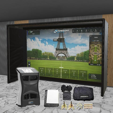 Foresight Sports GCQuad SIG DIY Golf Simulator Studio Package Golf Simulator Foresight Sports 15'4" x 9'10" 5' (GCQ) 