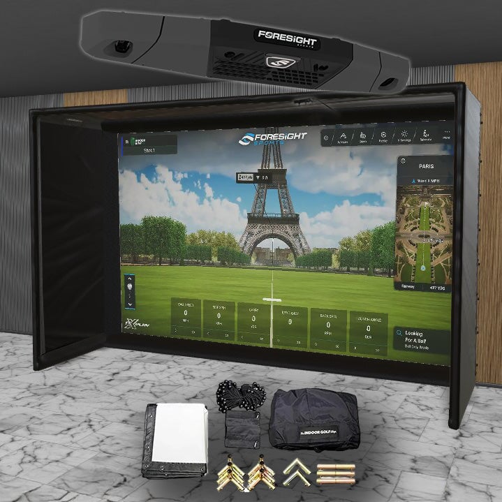 Foresight Falcon SIG DIY Golf Simulator Studio Package Golf Simulator Foresight Sports 15'4" x 9'10" 5' (FN) 