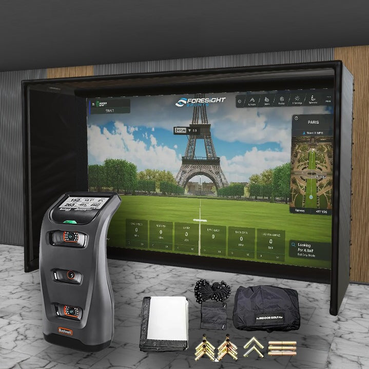 Bushnell Launch Pro SIG DIY Golf Simulator Studio Package Golf Simulator Bushnell Golf 15'4" x 9'10" 5' (BLP) 