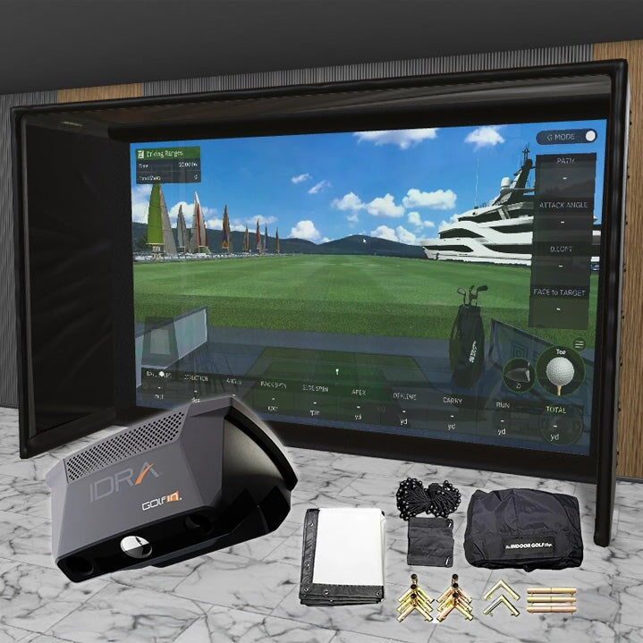 Golfin IDRA II SIG DIY Golf Simulator Studio Package Golf Simulator Golfin 15'4" x 9'10" 5' (GFI) 