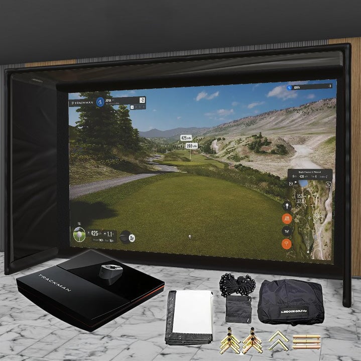 Trackman iO SIG DIY Golf Simulator Studio Package Golf Simulator Trackman 15'4" x 9'10" 5' (iO) 