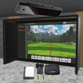 Uneekor EYE XO SIG DIY Golf Simulator Studio Package Golf Simulator Uneekor 15'4" x 9'10" 5' (XO) 