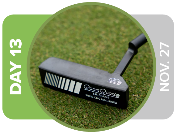 CONGRATULATIONS: John B. (Illinois)

Monday, November 27
Good Good Putter