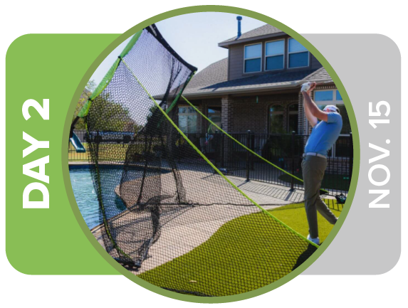CONGRATULATIONS: Lisa S. (Florida)
Wednesday, November 15
SIGPRO Golf Net