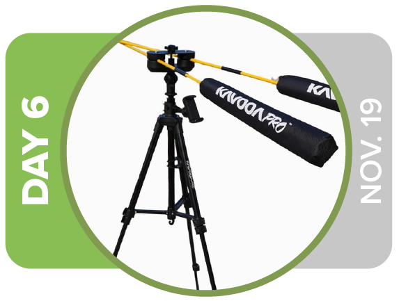 CONGRATULATIONS: Matt J. (Michigan)
Sunday, November 19
Kavooa Pro Training Aid