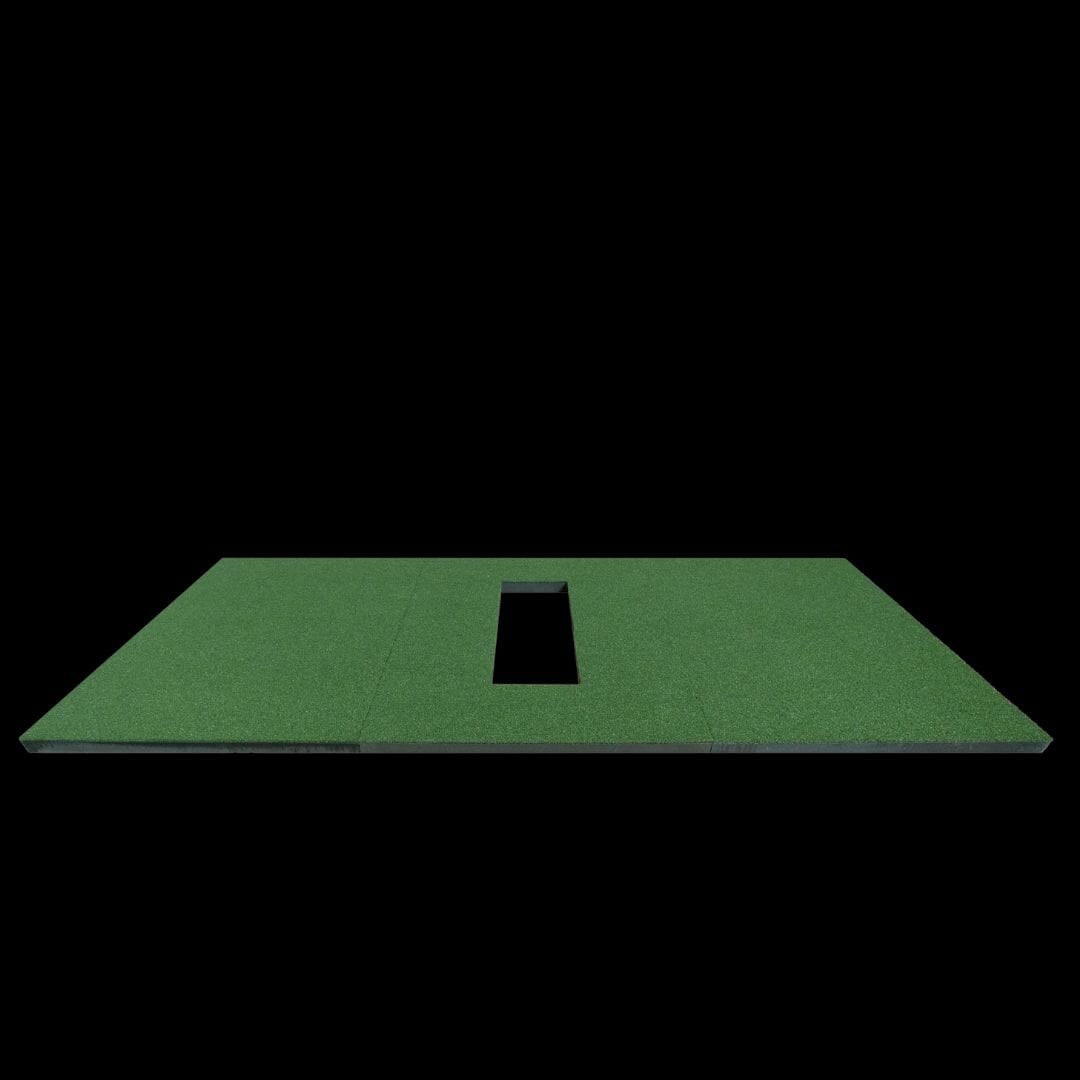 SIGPRO Softy 4' x 10' Golf Mat with centered hitting strip