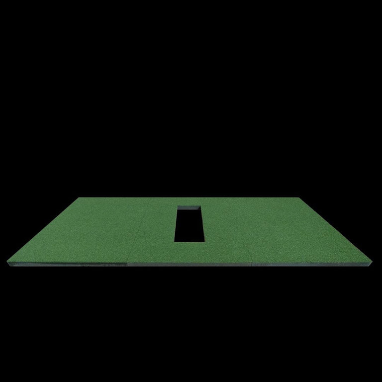SIGPRO Softy 4' x 10' Golf Mat with centered hitting strip