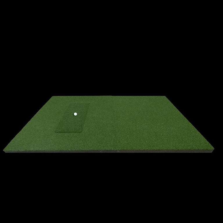 4' x 7' golf mat centered hitting strip