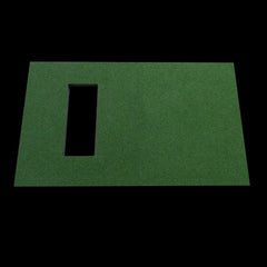SIGPRO Softy 4' x 7' golf mat with centered hitting strip - hitting strip removed