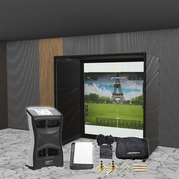 Foresight Sports GCQuad SIG DIY Golf Simulator Studio Package Golf Simulator Foresight Sports 8'4" x 8'4" x 5' (GCQ) 
