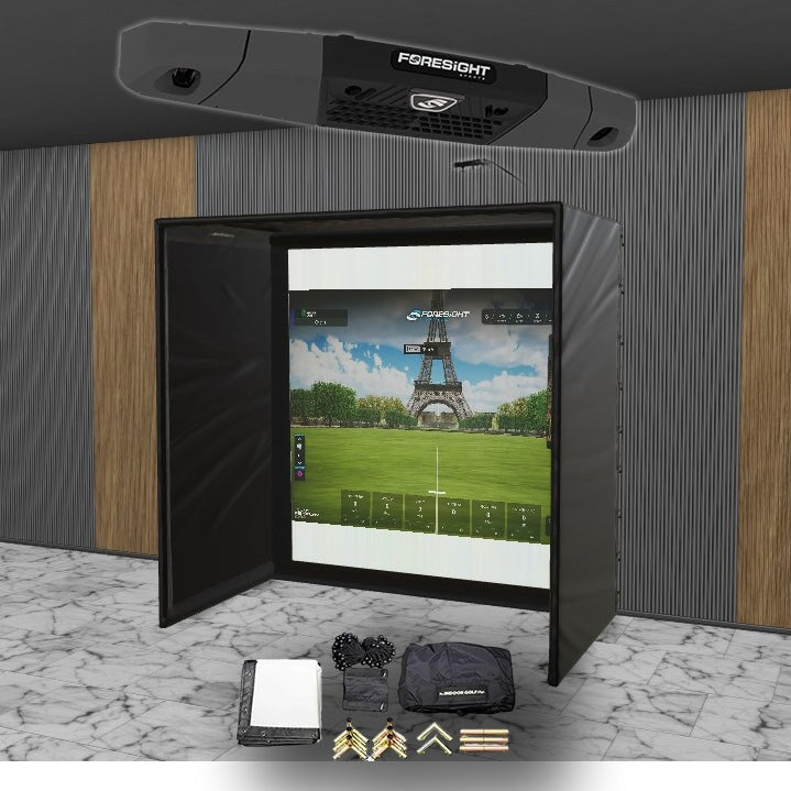 Foresight Falcon SIG DIY Golf Simulator Studio Package Golf Simulator Foresight Sports 8'4" x 8'4" x 5' (FN) 