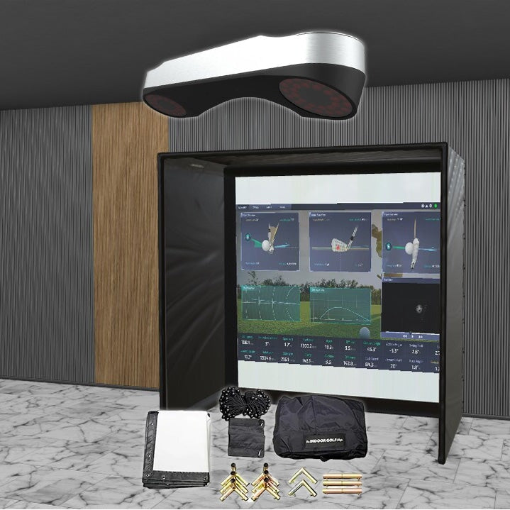 ProTee VX SIG DIY Golf Simulator Studio Package Golf Simulator Protee United 8'4" x 8'4" x 5' (PT) 