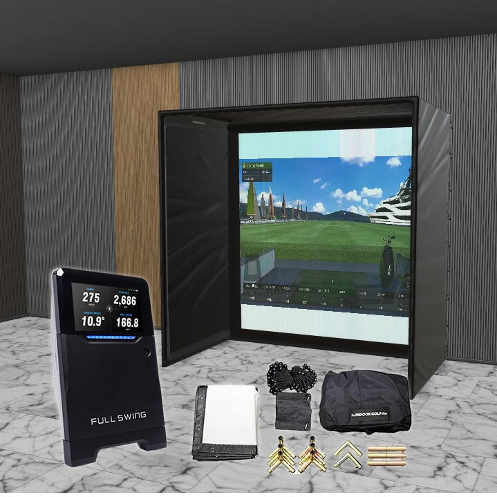 Full Swing Kit SIG DIY Golf Simulator Studio Package Golf Simulator Full Swing 8'4" x 8'4" x 5' (FSK) 