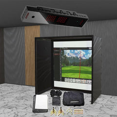 Uneekor EYE XO SIG DIY Golf Simulator Studio Package Golf Simulator Uneekor 8'4" x 8'4" x 5' (XO) 