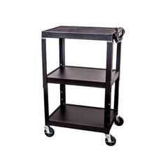 Steel Adjustable Height AV Cart Accessory Shop Indoor Golf 