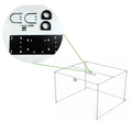 Launch Monitor Enclosure Flush Mount - For Commercial Enclosures Accessory Shop Indoor Golf 
