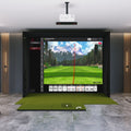 Uneekor EYE XO2 SIG12 Golf Simulator Package with SIGPRO softy 4 x 7 golf mat.