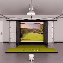 Full Swing KIT Flex space with 4x10 golf mat