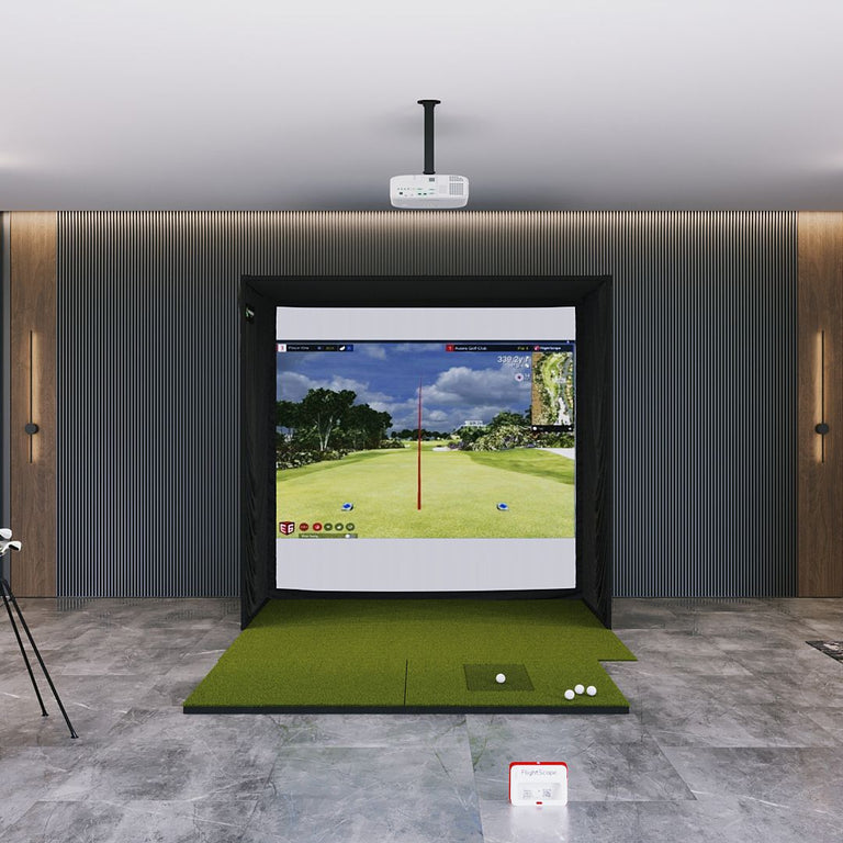 mevo plus golf simulator sig8 package
