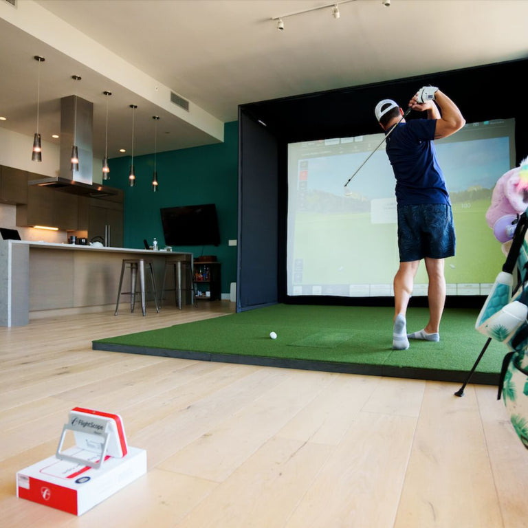 mevo plus golf simulator sig12 package