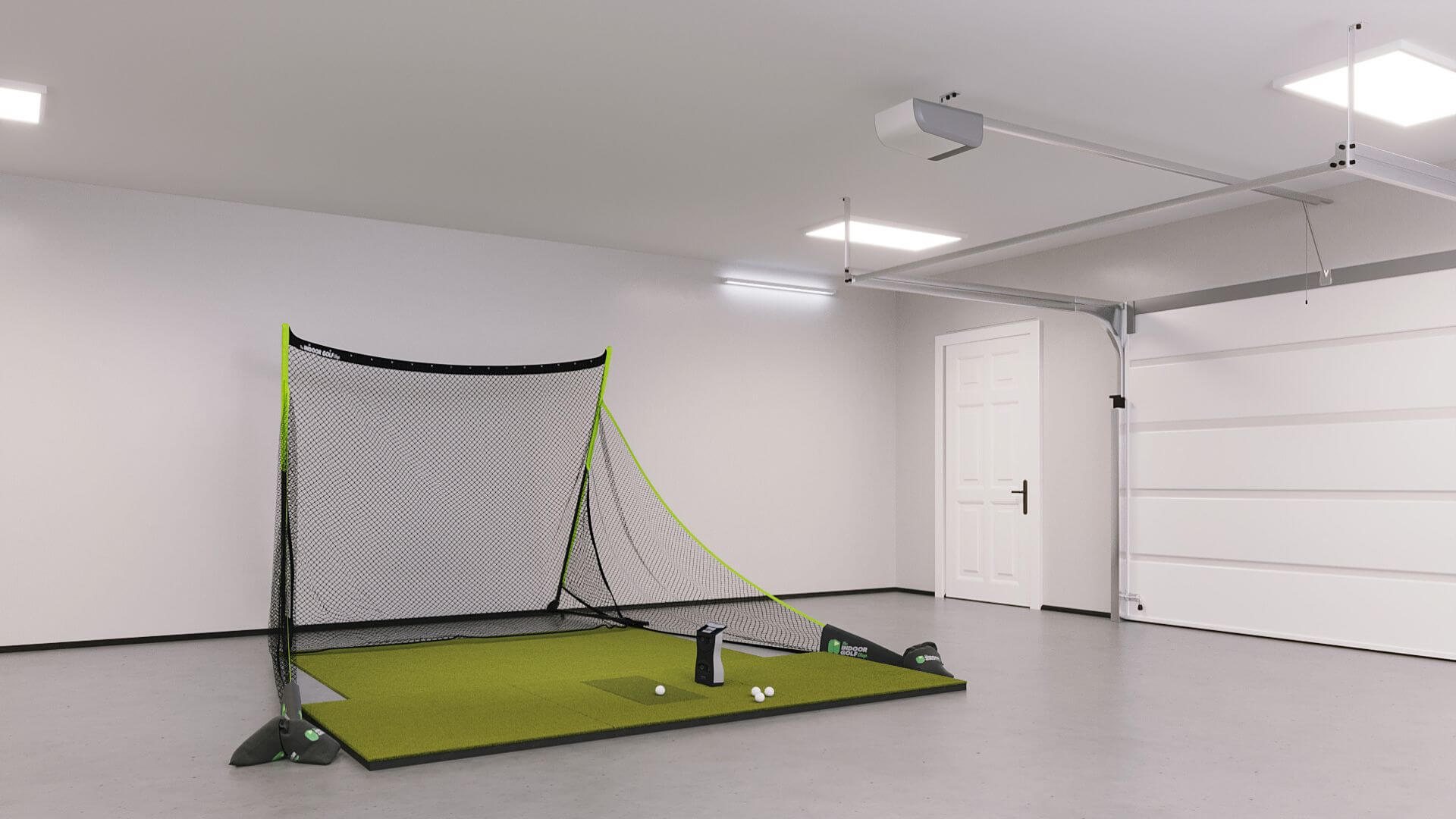 GCQuad Training Golf Simulator Package with SIGPRO 4x10 Golf mat 