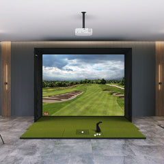 Launch Box SIG10 with SIGPRO softy 4' x 10' golf mat. 