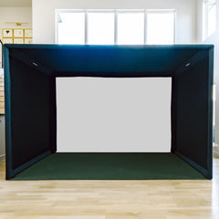 SIGPRO Commercial Golf Simulator Enclosure with 16:10 aspect ratio