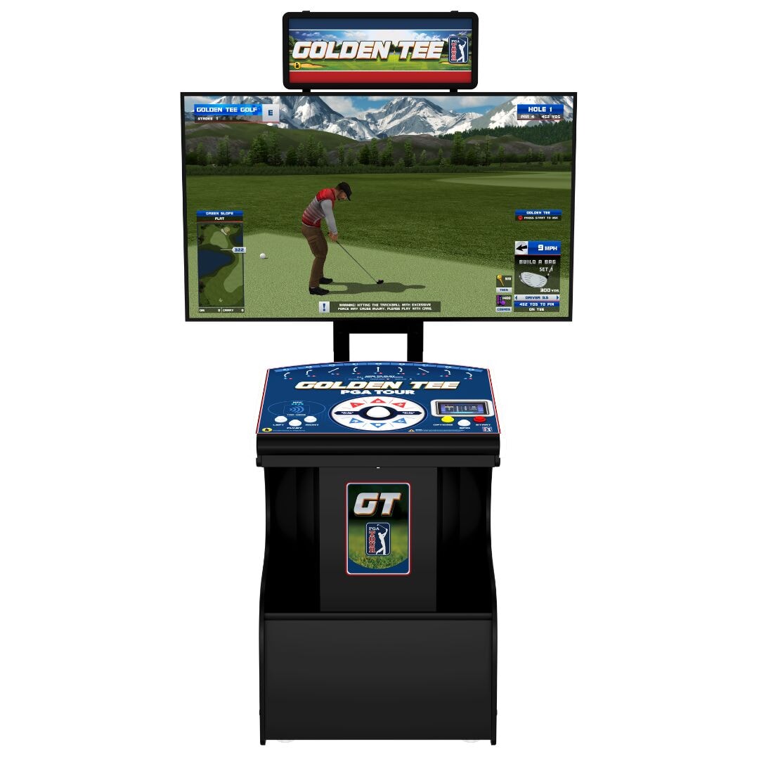 Golden Tee SP PRO tv stand included