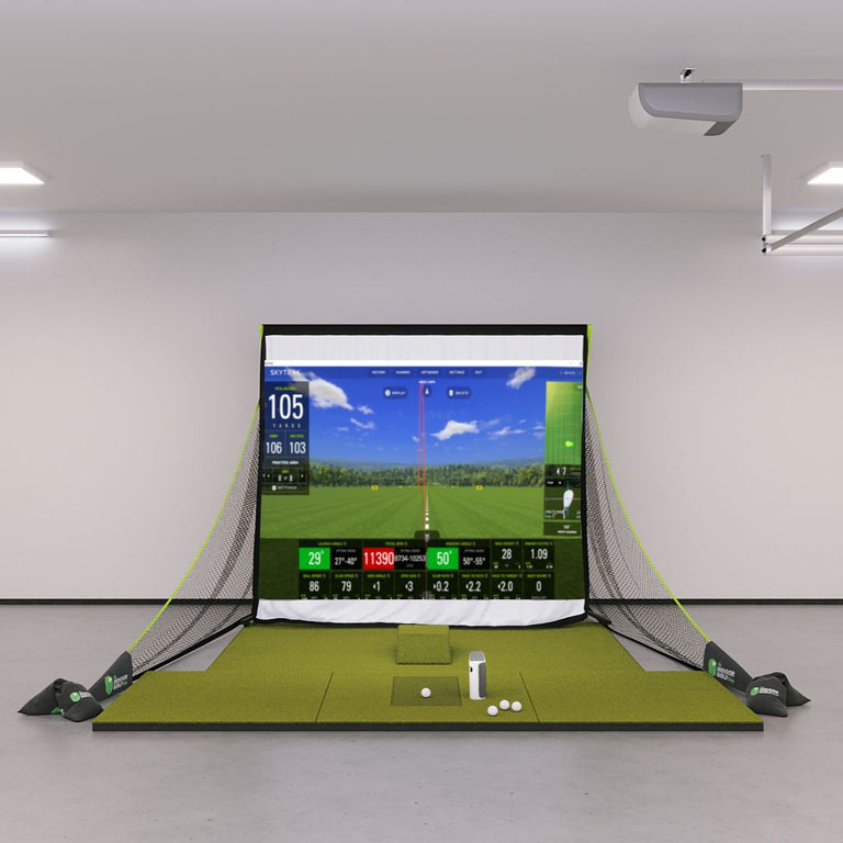 SkyTrak+ Bronze Golf Simulator Package Golf Simulator SkyTrak SIGPRO 4' x 10' None 