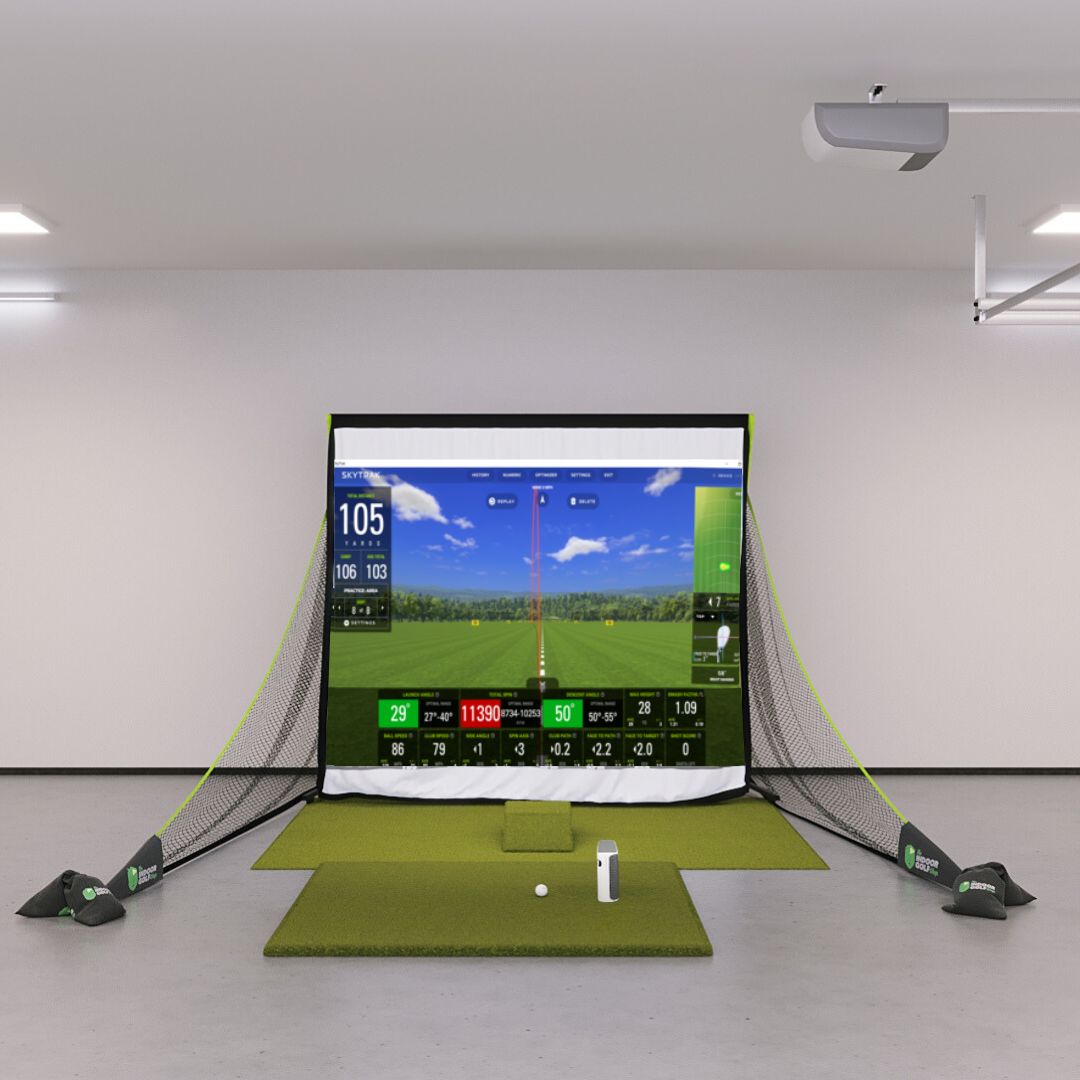 SkyTrak+ Bronze Golf Simulator Package Golf Simulator SkyTrak Fairway Series 5' x 5' None 