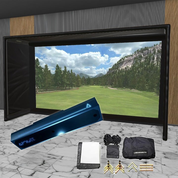 TruGolf APOGEE SIG DIY Golf Simulator Studio Package Golf Simulator TruGolf 14'2 x 8'4" x 5' (TGA) 