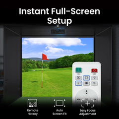 BenQ AH700ST Golf Simulator Projector Instant Full-Screen Setup