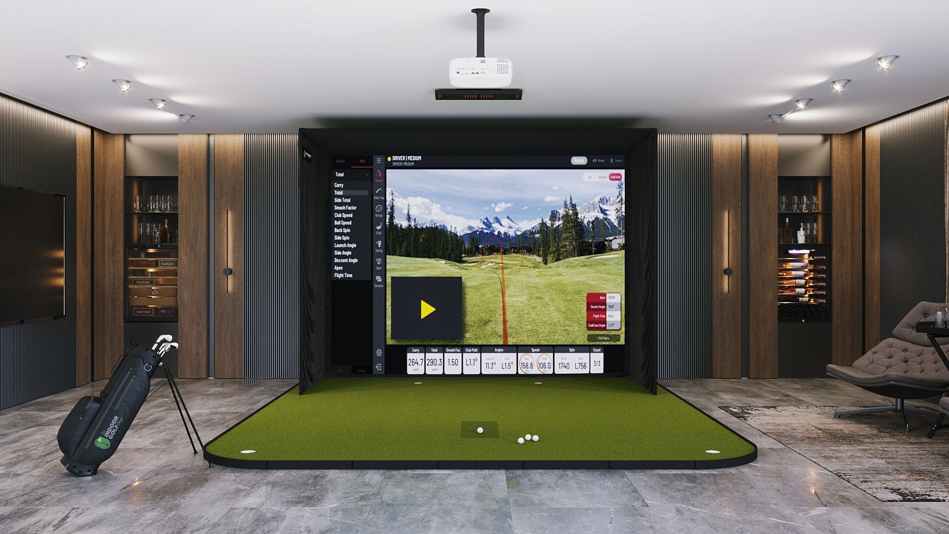 Indoor Golf Practice - TARGET Golf & Fitness Institute